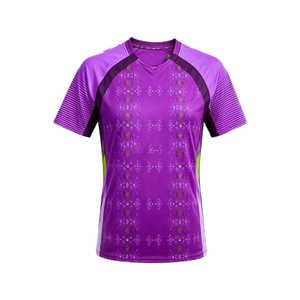 เสื้อฟุตบอลอเมริกันแบบสั่งทำพิเศษ ผ้าตาข่ายอย่างดี สวมใส่สบาย พิมพ์ลายกราฟิกด้วยเทคนิค Sublimation ทรงโอเวอร์ไซส์ เหมาะสำหรับเล่นกีฬาในช่วงฤดูร้อน - Product Image 4