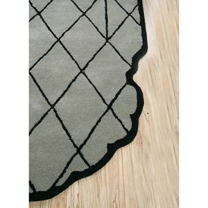Tapis en laine bleu bohème Jaipur Wunderkammer, tufté à la main, rectangulaire 9x12, pour salon, entrée ou chambre - TRA-13448 - Product Image 4