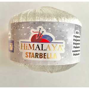 HIMALAYA starbella 320-01เส้นด้ายสีขาว - Product Image 1