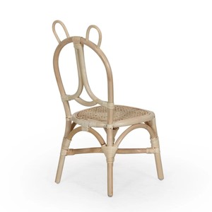 Chaise bébé en rotin naturel de qualité supérieure chaise élégante pour bébés bon prix chaises de salle à manger pour enfants de la maternelle - Product Image 2