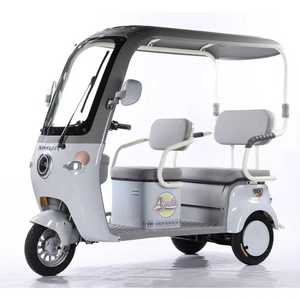 Venta al por mayor de fábrica: Triciclo eléctrico abierto de 48V/60V/72V para pasajeros, scooter de movilidad de 3 ruedas con motor de 1000W y autonomía de >60 km para adultos - Product Image 5