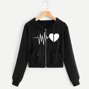 Vente en gros 2025 de haute qualité personnalisé femmes 100% coton polaire fermeture éclair respirant anti-boulochage imprimé badge sweat à capuche printemps - Product Image 6