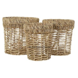 Bonne vente panier décoratif en rotin polyvalent pour l'utilisation de cadeaux événements de mariage et articles de fête panier de rangement décoratif - Product Image 3