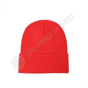 Gorro liso de punto acrílico Unisex 100%, gorro de invierno personalizado para ciclismo, pesca al aire libre, deportes, viajes informales - Product Image 1