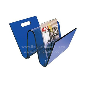 Support de comptoir pliable en acrylique transparent de bon fournisseur pour brochures de prospectus de magazines - Product Image 2