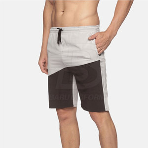 Pantalones cortos de jogging OEM para hombre de diseño personalizado al por mayor, pantalones cortos de algodón de cintura media con etiqueta privada para adultos, estilo informal sólido - Product Image 2