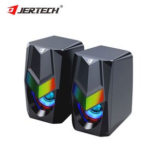 Jertech S3 nhỏ USB âm thanh hộp bên Thiết bị DJ xe Backlit loa phụ kiện Bộ khuếch đại RGB Có Dây Mini chơi game Loa - Product Image 1