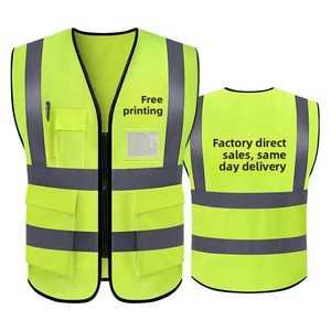 เสื้อกั๊กสะท้อนแสงเสื้อกั๊กนิรภัยสำหรับใส่ทำงาน - Product Image 4