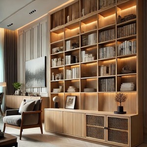 Armoire à livres européenne autoportante en acier inoxydable SS304 Modularisation froide au toucher Meubles <span class=keywords><strong>de</strong></span> bureau Étuis à livres Armoires - Product Image 2