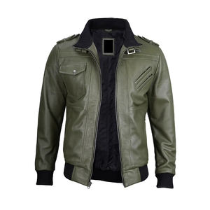 Chaqueta de Cuero 100% para hombre, precio bajo, superventas, chaqueta de cuero hecha a medida, precio bajo - Product Image 4
