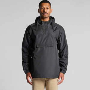 เสื้อแจ็คเก็ตผู้ชายแบบมีซิป คอตั้ง แต่งผ้าแบบแพทช์เวิร์ค ผ้าไนลอนคุณภาพสูง ดีไซน์ทันสมัย สไตล์ลำลอง - Product Image 1