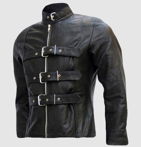Chaqueta para hombre totalmente personalizada, chaqueta de cuero genuino de vaca para hombre, chaquetas para hombre a bajo precio - Product Image 1