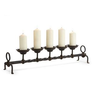 Customized Artistic Gold Candle Pillar <b>Holder</b> Elegant Gold Taper <b>Candlestick</b> <b>Holder</b> for Home Easter Decoration Tabletop Decor - Product Image 2