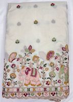 Tissu en coton cambric pur imprimé numériquement, qualité supérieure, vente en gros, motif floral, pour costumes, saris, kurtis et robes pour femmes