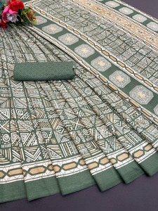 Diseñador indio más vendido Sari Fancy Work Último Sari impreso exclusivo Exclusivo Trendy Indian Boutique Premium Bridal - Product Image 4