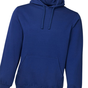 Sweat à capuche unisexe bleu royal en molleton de coton premium, uni, décontracté, streetwear, coupe classique, vente en gros - Product Image 2