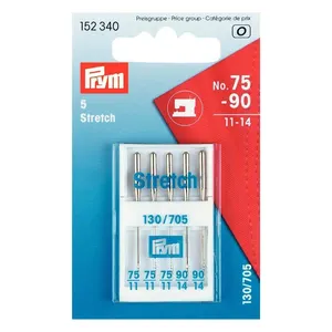 Prym152340針仕事用品各種75-90ストレッチ標準ミシン針