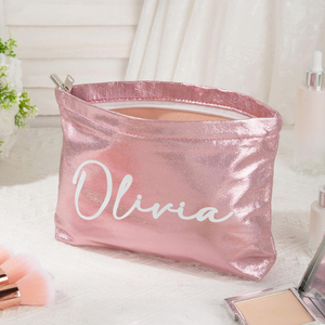 <span class=keywords><strong>Borsa</strong></span> per il Trucco Grande e Glitterata con Logo Personalizzato, <span class=keywords><strong>Borsa</strong></span> Cosmetica - Product Image 1
