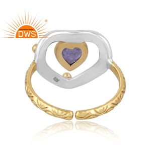 Anillo de piedras preciosas de tanzanita Natural de plata de ley más vendido, joyería de diseño personalizado para mujer, regalo para ella - Product Image 2