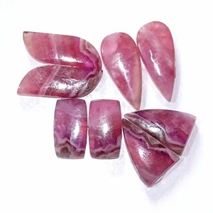 Par de cuarzo de calcita Rosa cobalto Natural de alta calidad, lote de mayorista indio exclusivo para la fabricación de joyas, piedras preciosas sueltas - Product Image 6