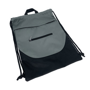 Durable Portable Fashion <b>Drawstring</b> <b>Backpack</b> for Sports Gym With Zipper Custom Logo - Product Image 1