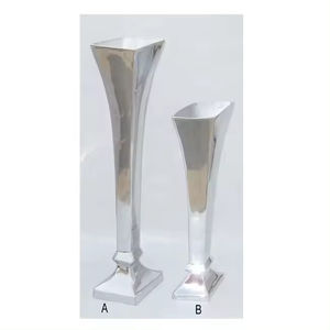 Vase à fleurs Offre Spéciale design de luxe moderne pour villa prix d'exportation décoratif lot de 2 pots de fleurs élégants pour la maison - Product Image 5