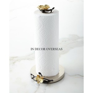 Qualité supérieure marbre fait Antique élégant Designer ensemble de 2 porte-serviettes en papier accessoires de salle de bain fournitures au prix le plus bas - Product Image 4