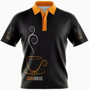 เสื้อกอล์ฟผ้าแคนวาสคุณภาพสูง ปรับแต่งได้ สำหรับทุกเพศ พร้อมโลโก้พิมพ์แบบรีดร้อน แห้งเร็ว ขายส่งจากโรงงาน - Product Image 5