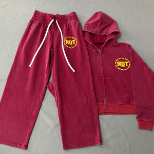 Vente en gros de pantalons de survêtement délavés à l'acide pantalons de survêtement pour hommes de haute qualité avec poches pantalon de survêtement avec logo personnalisé pour hommes - Product Image 2