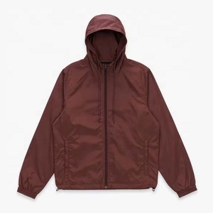 Chaqueta Cortavientos Ligera con Capucha para Hombre, Personalizada 2025, de Nailon con Tela de Poliéster Impermeable - Product Image 1