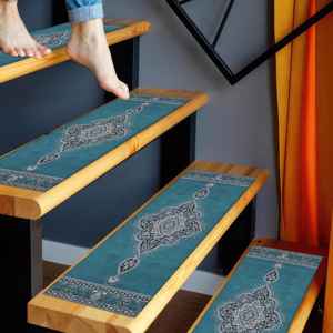 Alfombra con Estampado Floral Vibrante, Duradera, para Interiores, Moderna, Diseño Personalizado, Alfombra de Entrada - Product Image 1