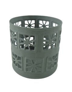 Home Decoration Metal Votive Grey Stone <b>Candle</b> Holder and <b>Candle</b> Stand for Table Top Decor Handmade in <b>Bulk</b> - Product Image 1