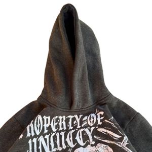 Sudadera con capucha unisex personalizada 100% algodón transpirable con cremallera polar ropa de calle de invierno de gran tamaño con diseño de bolsillo para hombres y mujeres - Product Image 2
