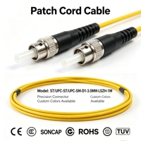 OEM SC-LC Fiber Optic Patch Cord Single Mode Simplex / FC APC Fiber Optic Pigtail Cable Assembly