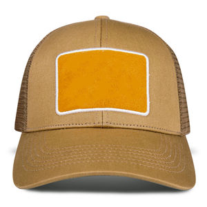 Gorras Trucker de Cuero Personalizadas con Bordado de 2 Colores OEM ODM, Gorras de Cuero Vacuno de Alta Calidad de 6 Paneles para Hombre, Venta al Por Mayor 2026 - Product Image 1