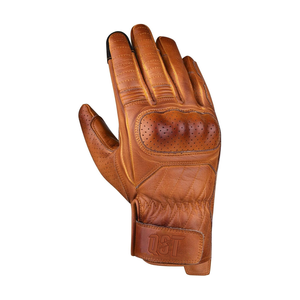 QST Logo personnalisé Gants de moto en cuir avec jointures dures Gants d'équitation coupe-vent antidérapants pour hommes et femmes - Product Image 2