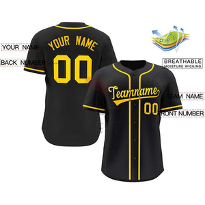 Camiseta de béisbol de alto rendimiento para hombre, uniforme personalizado a rayas de poliéster, logotipo de equipo bordado al por mayor de fábrica, deportes duraderos - Product Image 2