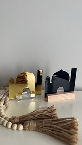 Pièce de décoration de table minimaliste pour le Ramadan, pour une décoration intérieure moderne et festive - Product Image 3