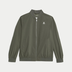 Chaqueta Bomber de Lona para Hombre, Cuello Redondo, Otoño, Resistente al Viento, Forro Acolchado, Bolsillos con Cremallera Delanteros, Personalizable - Product Image 6