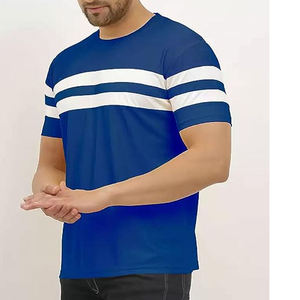 T-shirt à manches courtes unisexe pour hommes et femmes de haute qualité 100% coton et polyester vente en gros de t-shirt personnalisé blanc design uni - Product Image 3