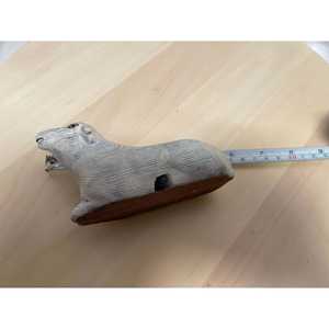 Figuras de Ovejas y Corderos de Latón Talladas a Mano YEEYAYA, Diseño Art Deco, Decoración del Hogar, Estatua de Madera, Animales de Granja para Decoración de Habitaciones - Product Image 1