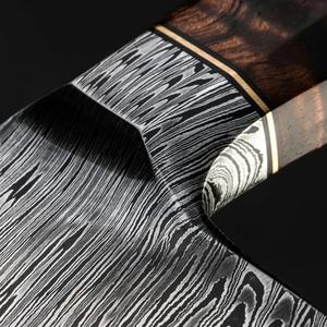 Couteau de chef personnalisé fait main en acier inoxydable de 10 pouces avec étui en cuir unique, manche élégant, personnalisable, supporté - Product Image 2