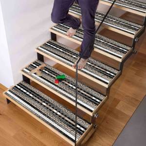 Alfombra Estampada con Diseño Kilim - Navajo, Azteca, Moderna, Delgada, Fácil de Limpiar, Goblen - Product Image 5