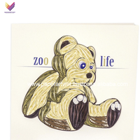 Carte de quilling d'animaux artisanaux faits main en gros de haute qualité pour les événements spéciaux