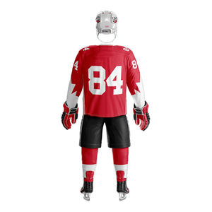 Uniforme profesional para hombre, conjunto de hockey sobre hielo, diseño ligero, manga larga, nombre de equipo personalizado, ropa deportiva, hockey sobre hielo - Product Image 3