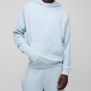 Chándal de algodón para hombre, ropa de calle, chándal, hermoso conjunto con capucha, chándal para hombre, 100% algodón - Product Image 2