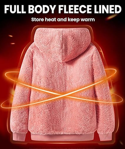 Sudadera con cremallera recortada personalizada para hombre de gran tamaño 600/500 GSM Heavyweight Boxy Cotton Winter Full Zipper con estampado Puff para invierno - Product Image 2