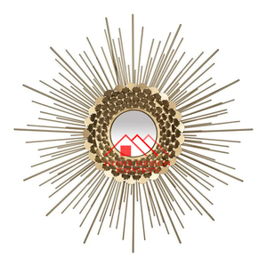 Round <b>Wall</b> <b>Hanging</b> <b>Mirrors</b> for Living Room and Bedroom and Office Decor Abstract Modern <b>Wall</b> Decor <b>Mirror</b> - Product Image 6