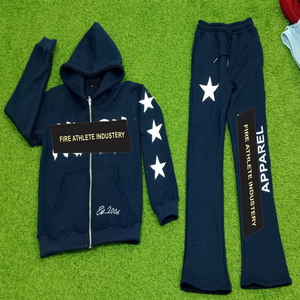 Chándal Deportivo Ajustado de Moda Personalizado OEM para Hombre, Ropa Deportiva Absorbente de Sudor, Chándal Deportivo de Dos Piezas para Hombre - Product Image 1