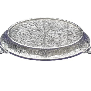 Handmade <b>Decorative</b> Metal Cake Server Stand Nickel Plated Finishing Metal Cup Cake Serving Stand <b>For</b> Tableware <b>Decorative</b> <b>Item</b> - Product Image 1